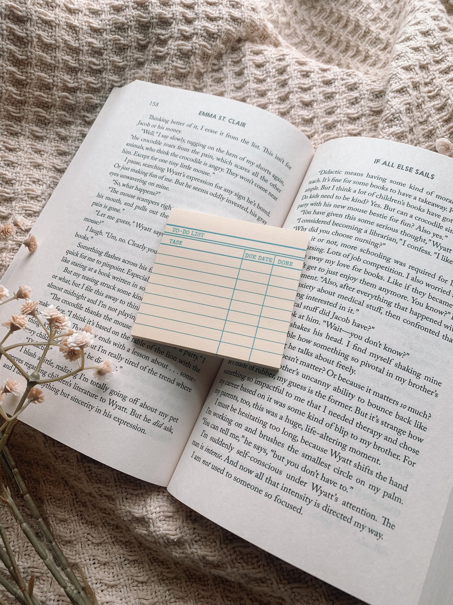 Library Card Stick Note