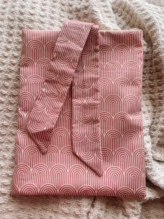 Pink Wavy Book Pouch
