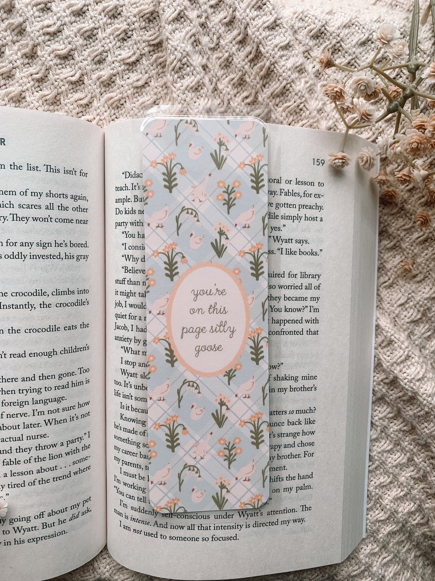 Silly Goose Laminated Bookmark