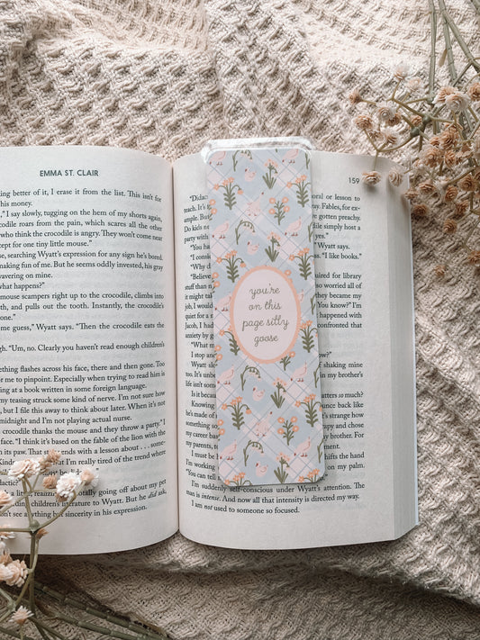 Silly Goose Laminated Bookmark
