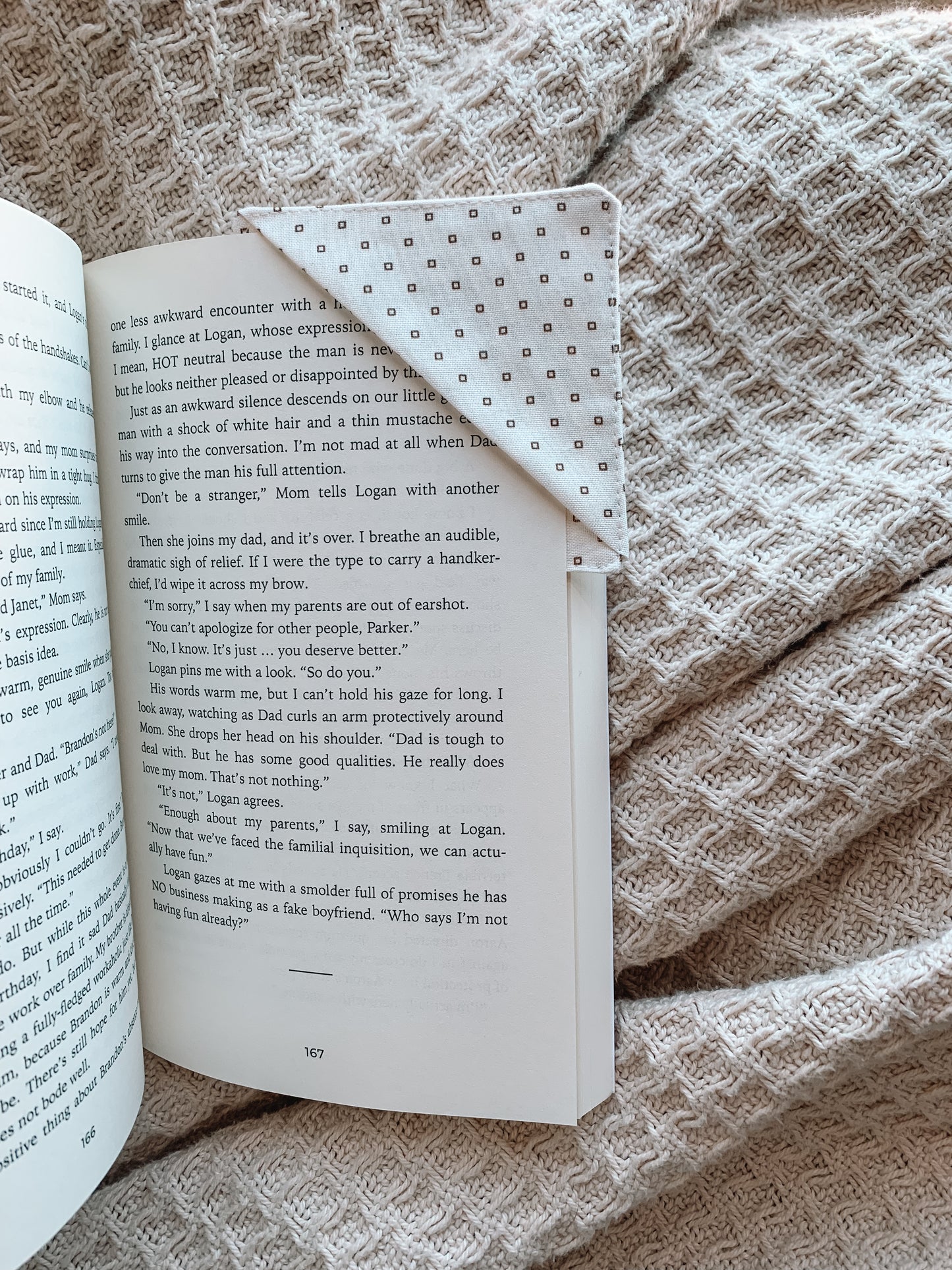 Fabric Corner Bookmark