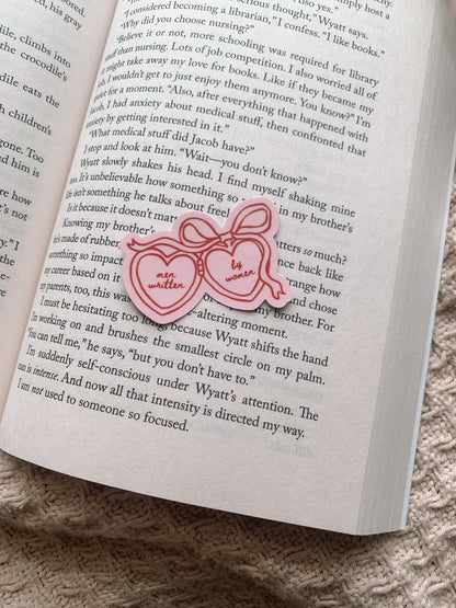Men Written by Women Locket Sticker