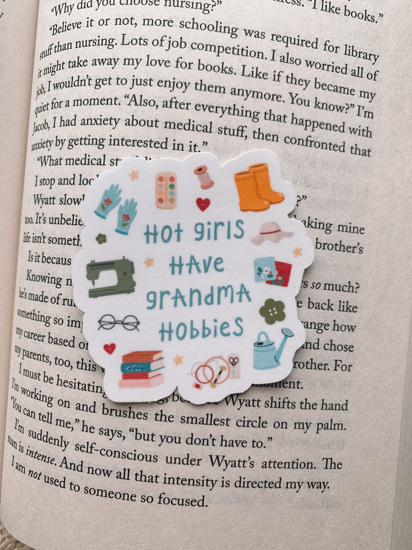 Grandma Hobbies Sticker