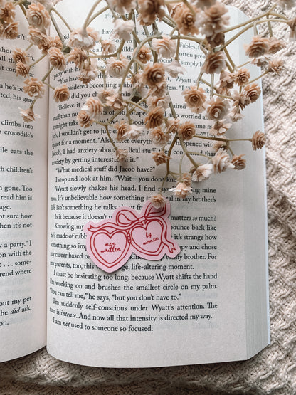 Men Written by Women Locket Sticker