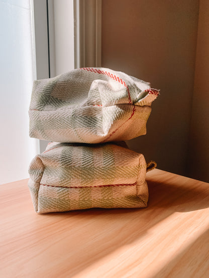 Pink and Green Boxy Bag