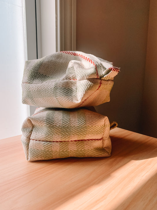 Pink and Green Boxy Bag